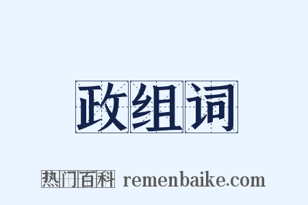 政组词是什么意思的图片